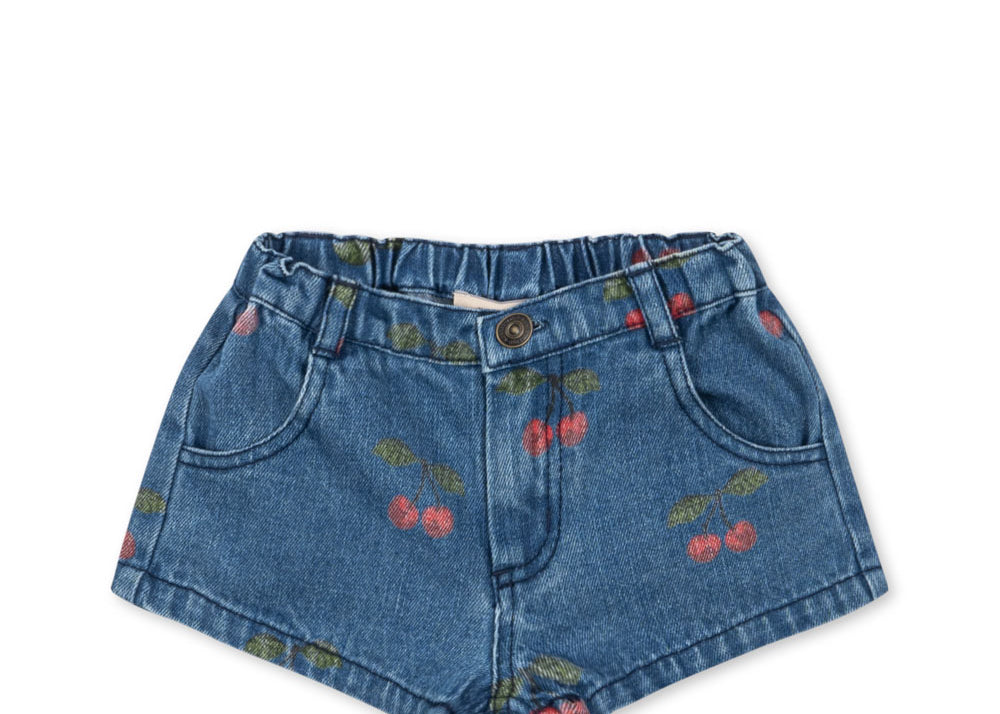 Konges Sløjd A/S WOVEN SHORTS & BLOOMERS ma grande cerise denim