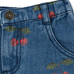 Konges Sløjd A/S WOVEN SHORTS & BLOOMERS ma grande cerise denim