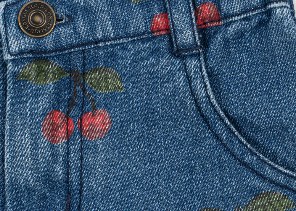 Konges Sløjd A/S WOVEN SHORTS & BLOOMERS ma grande cerise denim