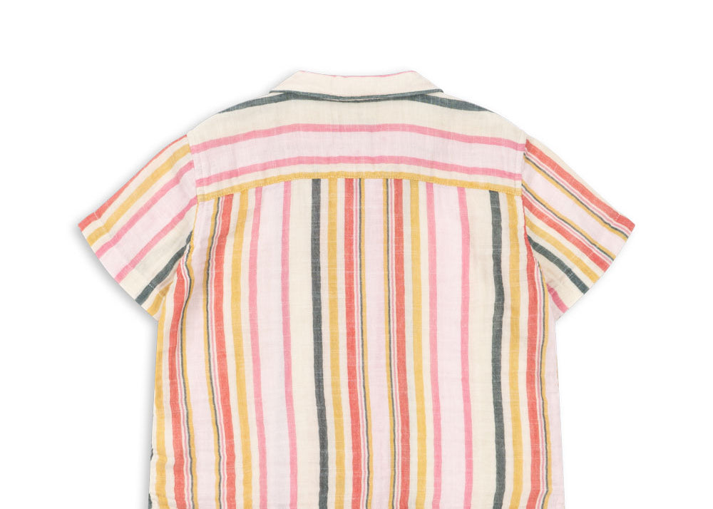 Konges Sløjd A/S WOVEN SHORT SLEEVE SHIRTS malibu stripe