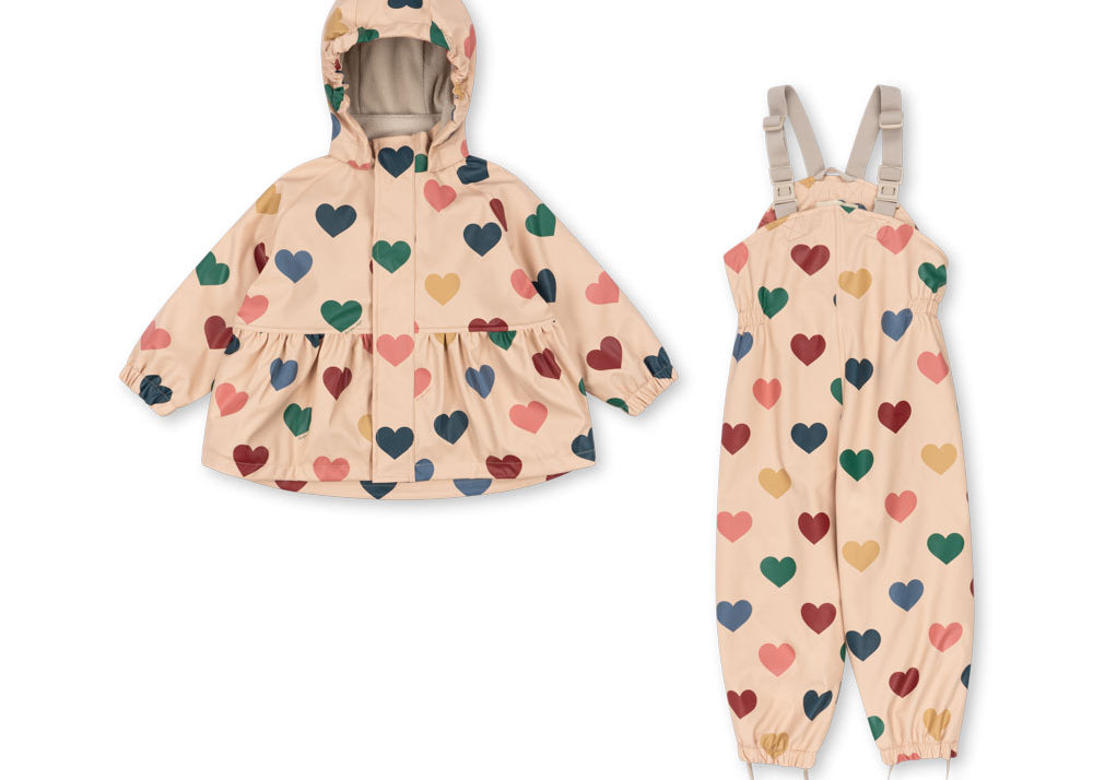 Konges Sløjd A/S RAINWEAR bon coeur coloré
