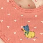 Konges Sløjd A/S BIBS coeur lantana/teddy coeur