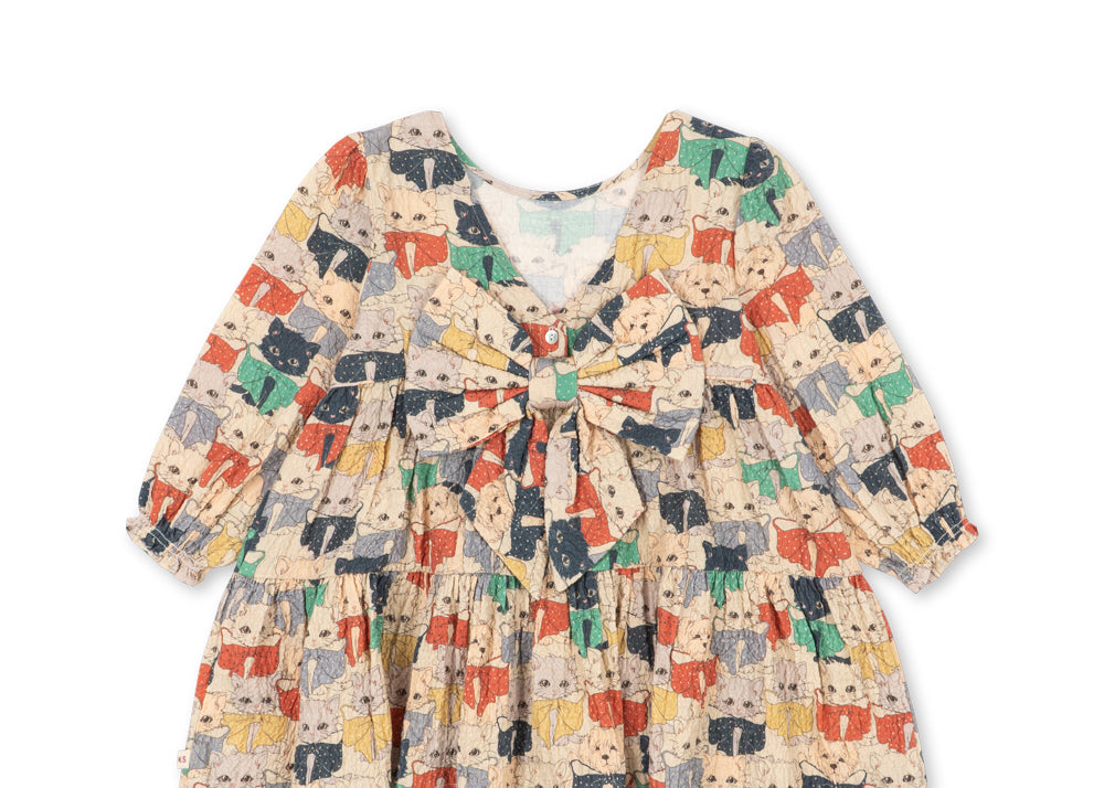 Konges Sløjd A/S WOVEN DRESSES like cats and dogs