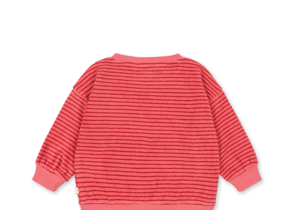 Konges Sløjd A/S JERSEY BLOUSES cardinal rose stripe
