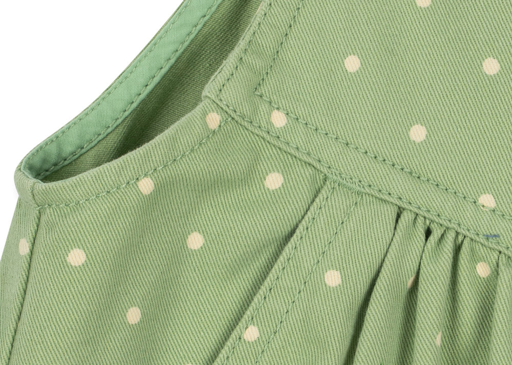 Konges Sløjd A/S WOVEN ROMPERS & JUMPSUITS dot pistacchi