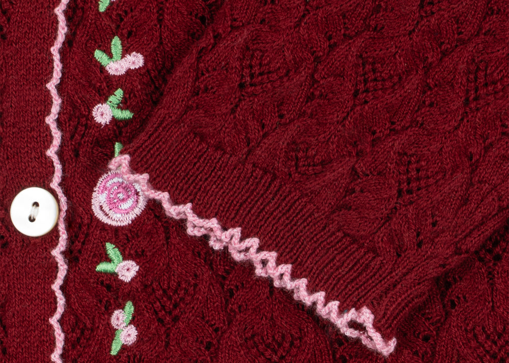 Konges Sløjd A/S KNITTED CARDIGANS pomegranate