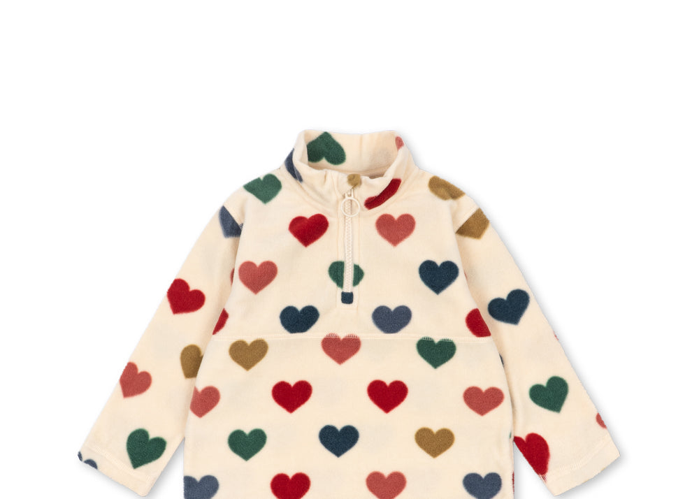 Konges Sløjd A/S TEDDY & FLEECE bon coeur coloré