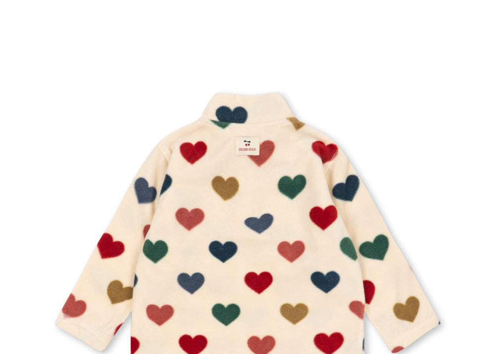 Konges Sløjd A/S TEDDY & FLEECE bon coeur coloré