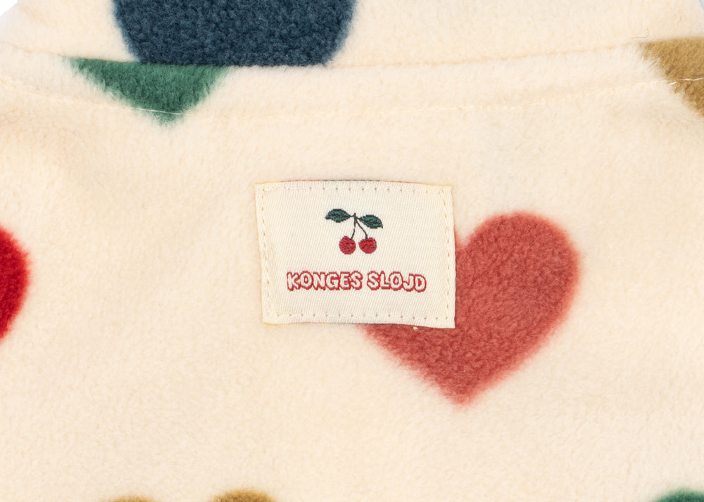 Konges Sløjd A/S TEDDY & FLEECE bon coeur coloré