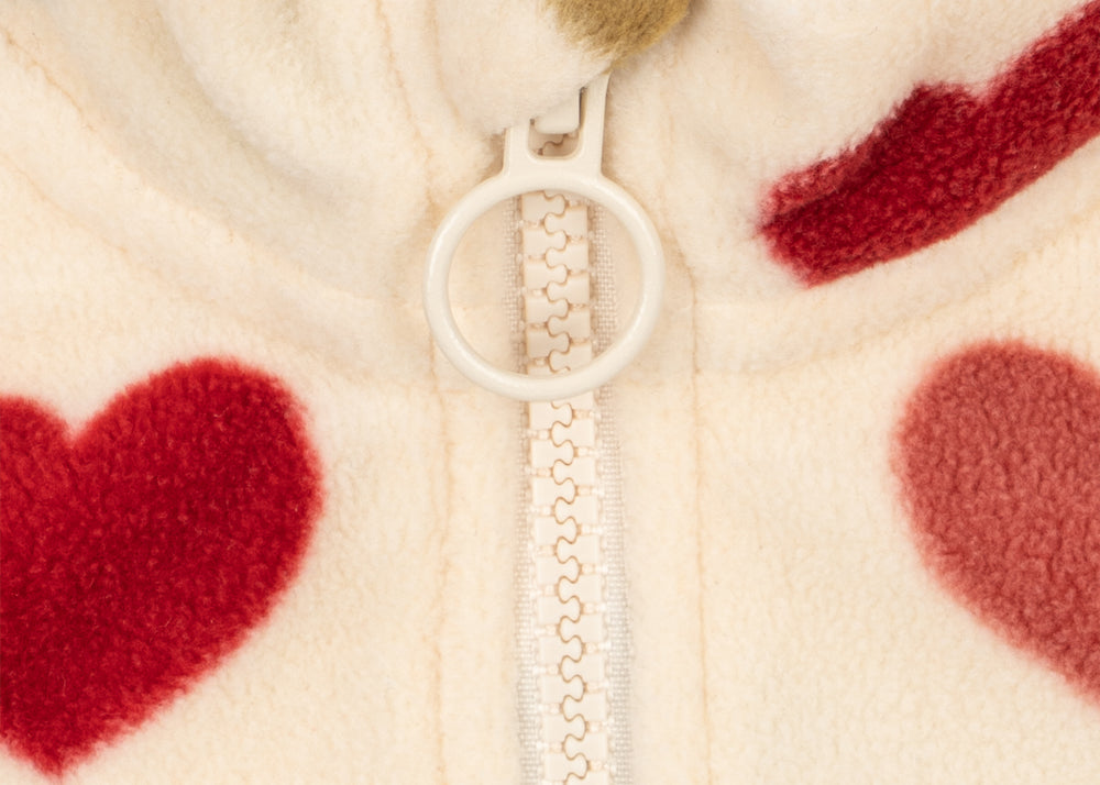 Konges Sløjd A/S TEDDY & FLEECE bon coeur coloré