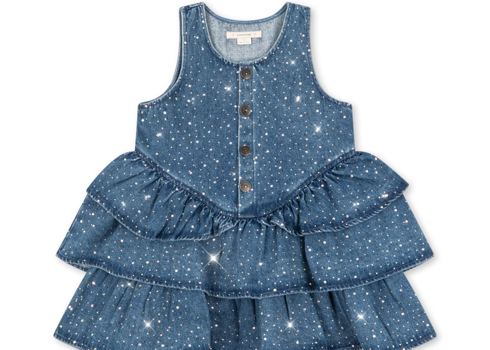 Konges Sløjd A/S WOVEN DRESSES denim sparkle