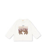 Konges Sløjd A/S JERSEY BLOUSES off white gorilla galore