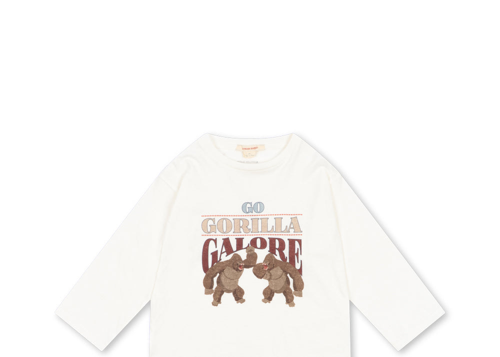 Konges Sløjd A/S JERSEY BLOUSES off white gorilla galore
