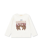 Konges Sløjd A/S JERSEY BLOUSES off white gorilla galore