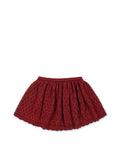Konges Sløjd A/S KNITTED SKIRTS red dahlia