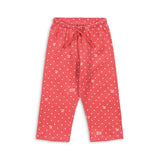 Konges Sløjd A/S JERSEY PANTS cherry berry dot