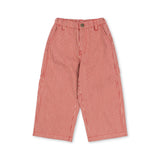 Konges Sløjd A/S WOVEN PANTS milk rouge stripe