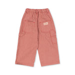 Konges Sløjd A/S WOVEN PANTS milk rouge stripe