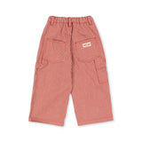 Konges Sløjd A/S WOVEN PANTS milk rouge stripe