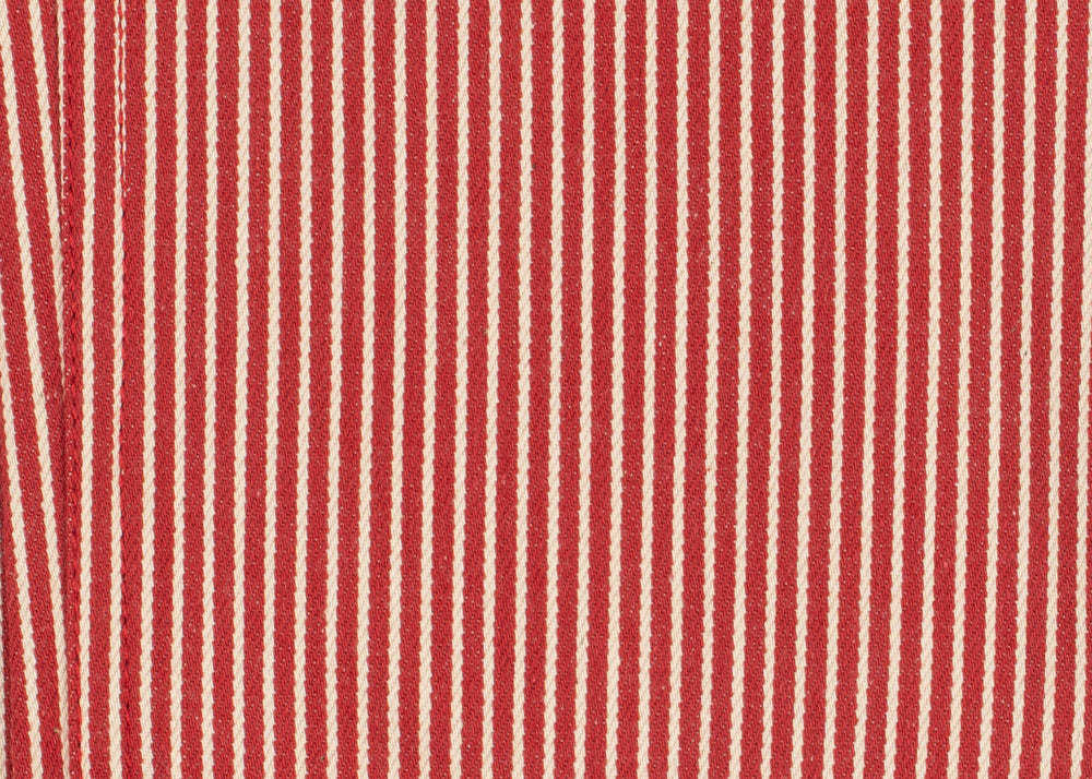 Konges Sløjd A/S WOVEN PANTS milk rouge stripe