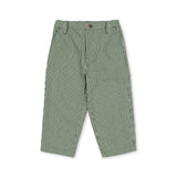Konges Sløjd A/S WOVEN PANTS milk verte stripe