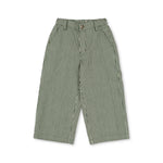 Konges Sløjd A/S WOVEN PANTS milk verte stripe
