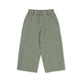 Konges Sløjd A/S WOVEN PANTS milk verte stripe
