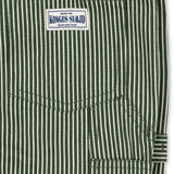 Konges Sløjd A/S WOVEN PANTS milk verte stripe
