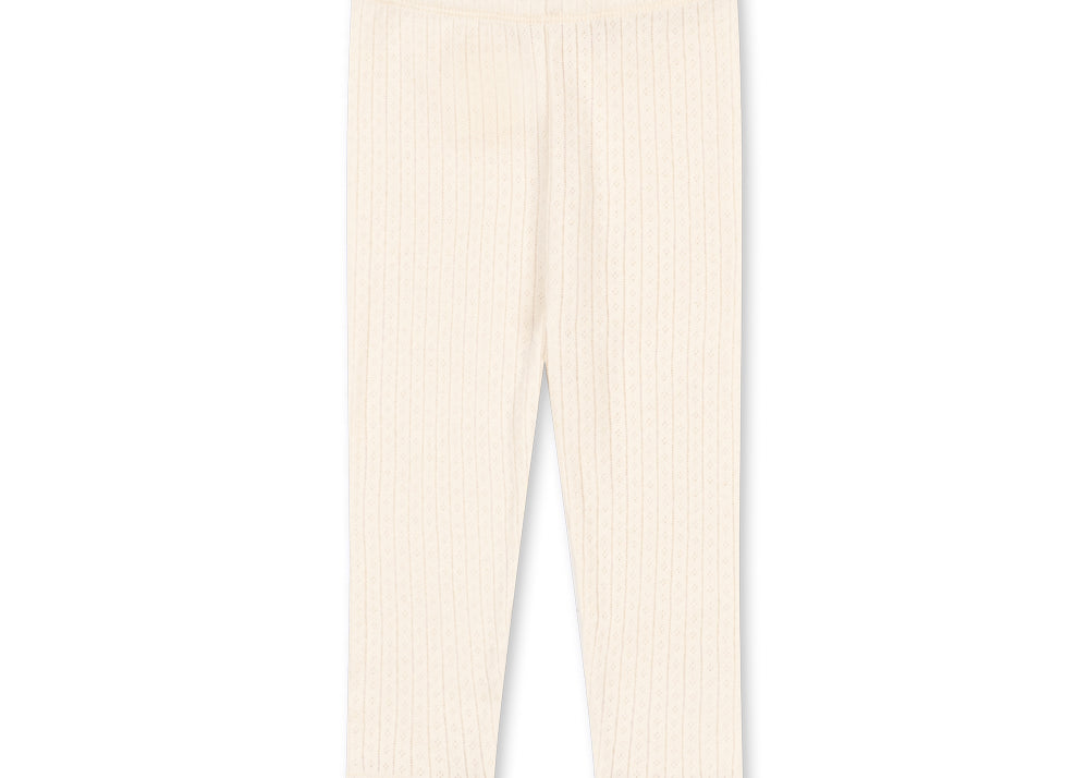 Konges Sløjd A/S JERSEY PANTS white smoke