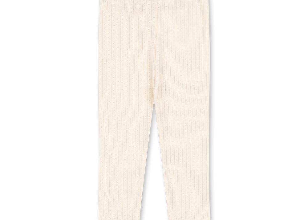 Konges Sløjd A/S JERSEY PANTS white smoke