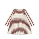 Konges Sløjd A/S JERSEY DRESSES creamy stripe