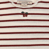 Konges Sløjd A/S JERSEY DRESSES creamy stripe