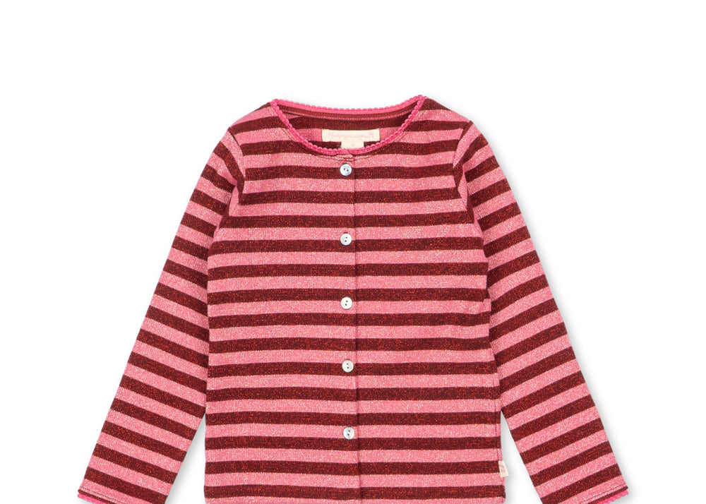 Konges Sløjd A/S JERSEY BLOUSES pinky stripe