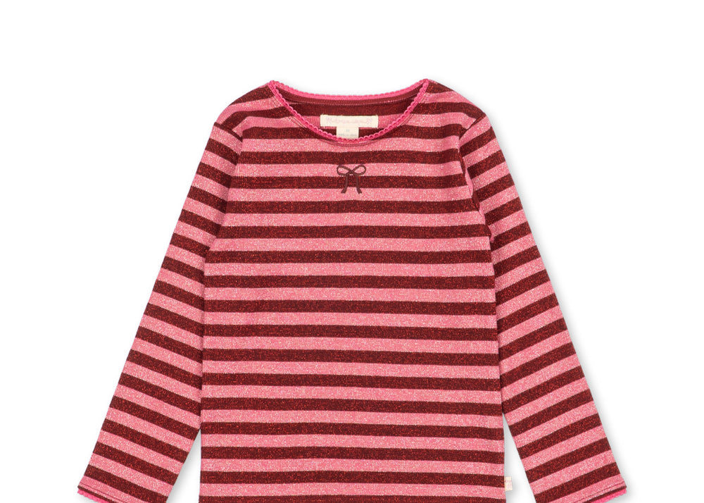 Konges Sløjd A/S JERSEY BLOUSES pinky stripe
