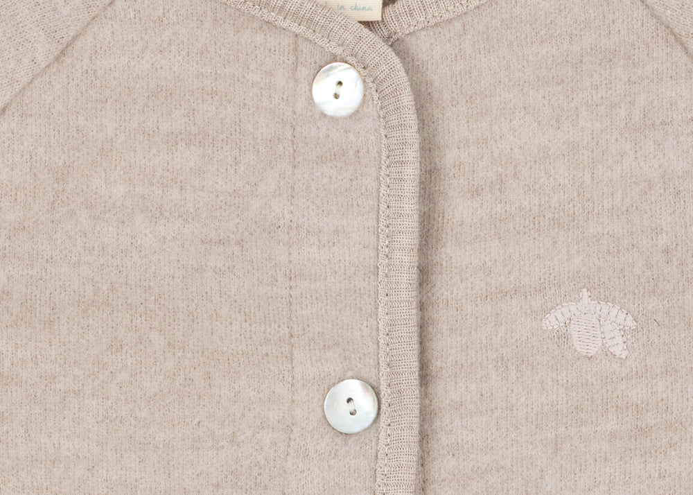 Konges Sløjd A/S JERSEY BLOUSES oatmeal melange
