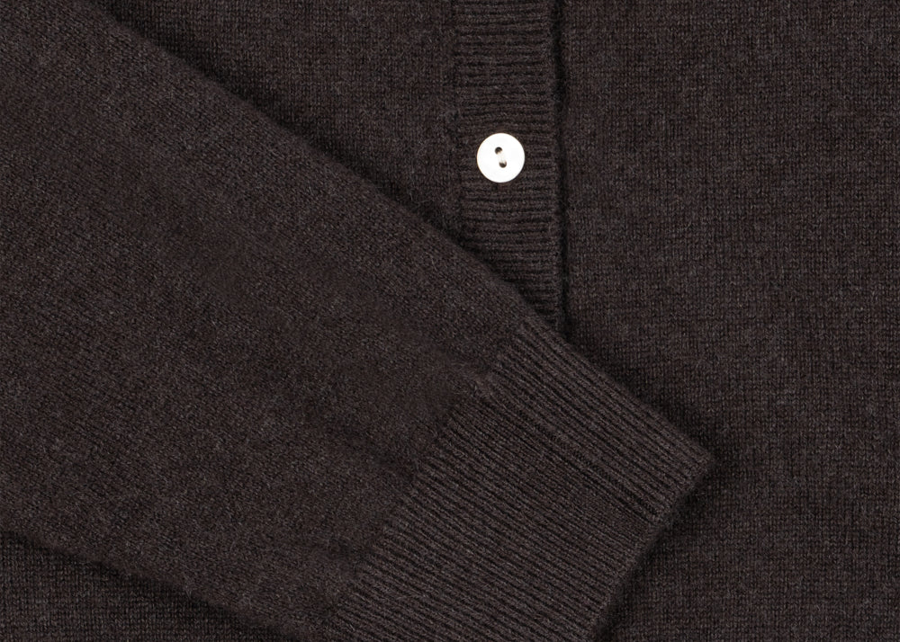 Konges Sløjd A/S KNITTED CARDIGANS chocolate brown