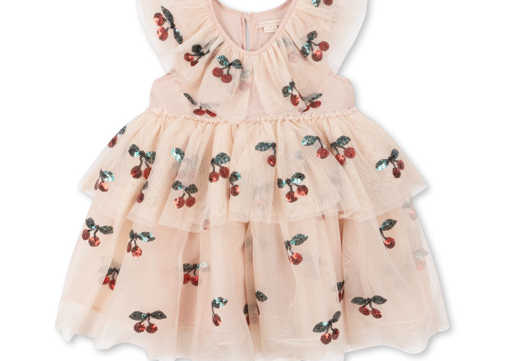 Konges Sløjd A/S WOVEN DRESSES ma grande cerise sequin